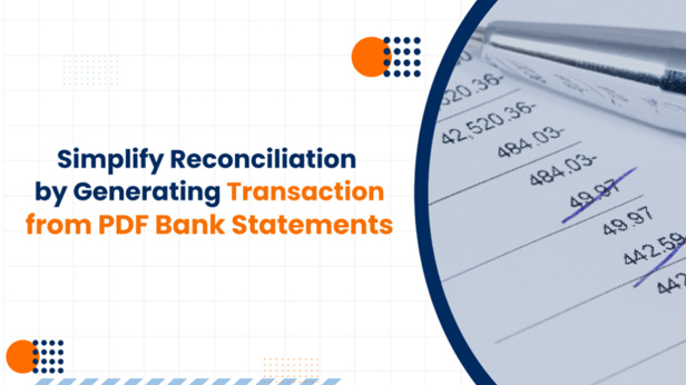 Simplify Reconciliation by Generating Transactions from PDF Bank Statements
