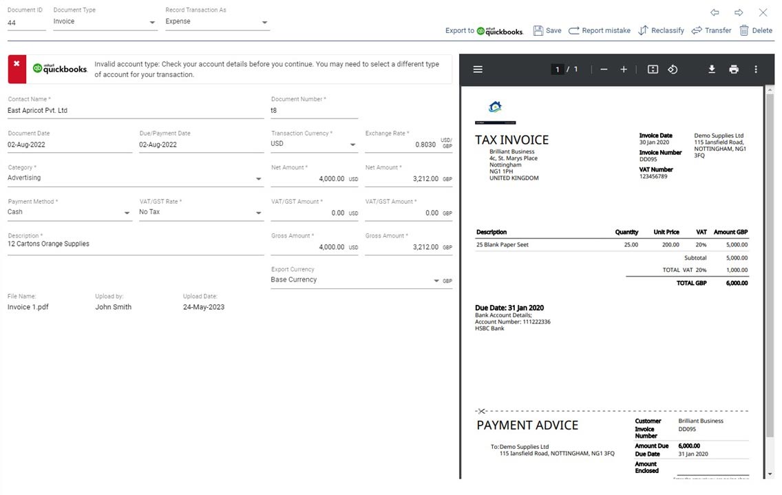 Resolving export-related error