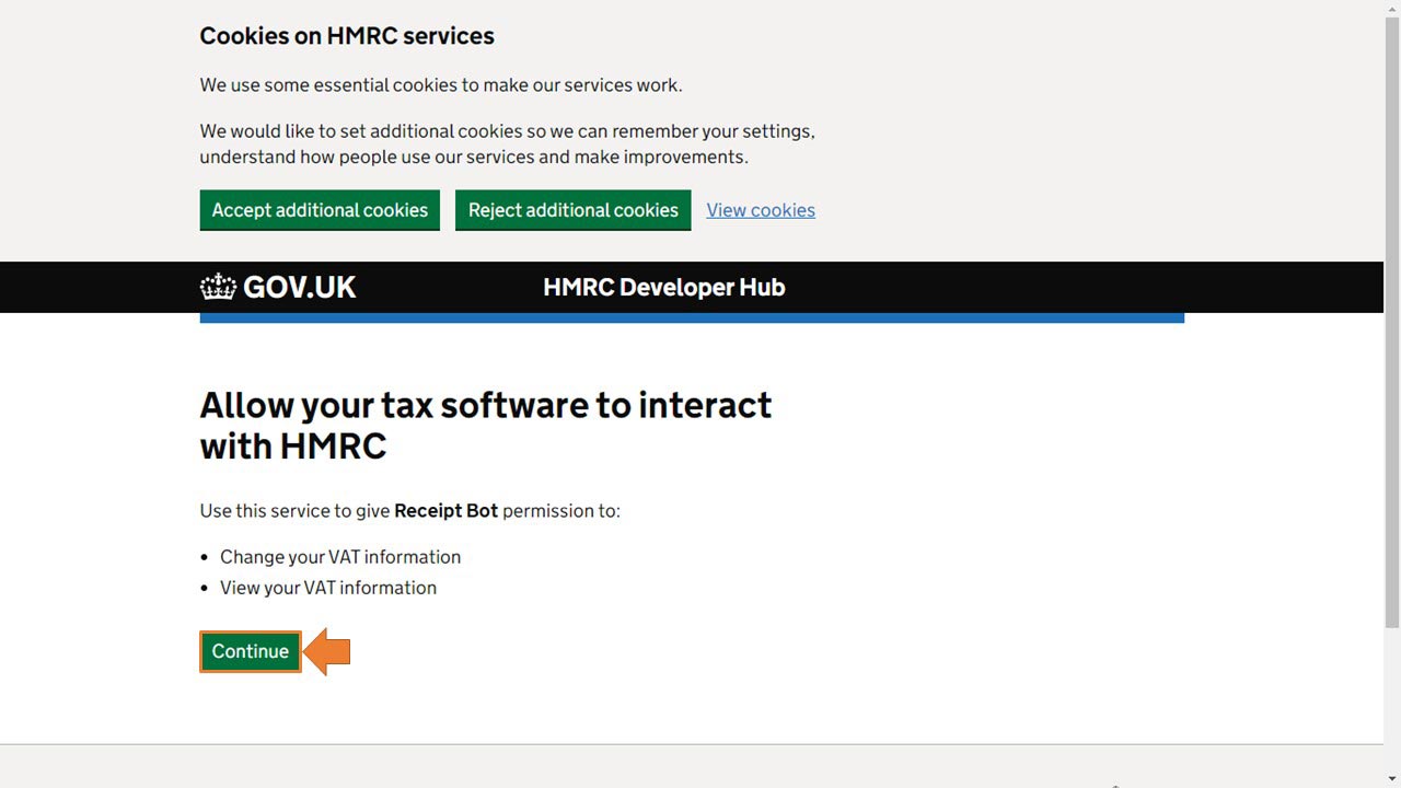 VAT information on HMRC Portal