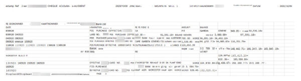Bank Statement PDF to CSV Conversion - Ordinary OCR vs Receipt Bot OCR